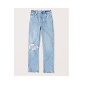 Abercrombie Ultra High Rise 90s Jeans Straight Leg
